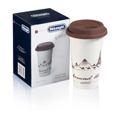 The Globetrotter Double Wall Ceramic Mug, 10oz.