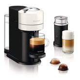 Nespresso Vertuo Next Coffee and Espresso Maker by DeLonghi, White with Aeroccino Milk Frother
