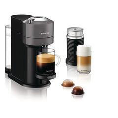 Nespresso Vertuo Next Coffee and Espresso Maker by DeLonghi, Dark Gray with Aeroccino Milk Frother