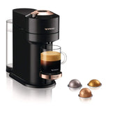 Nespresso Vertuo Next Premium Coffee and Espresso Machine by DeLonghi, Black Rose Gold