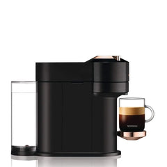 Nespresso Vertuo Next Premium Coffee and Espresso Machine by DeLonghi, Black Rose Gold