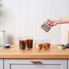 DLSC319 Large Thermal Iced Coffee Glass Set (16.2oz)