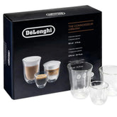 Connoisseur Collection Set of 6 Double Wall Thermal Glasses (2 Espresso, 2 Cappuccino, 2 Latte)