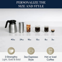 De'Longhi TrueBrew Automatic Coffee Machine - Stainless with Thermal Carafe