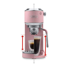 Dedica Duo Espresso Machine - Rosé