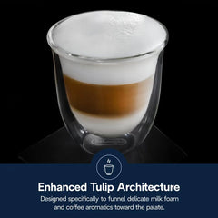 9oz Cappuccino Double Wall Thermal Glasses - Set of 2