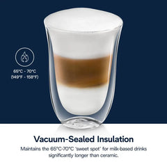 11oz Latte Double Wall Thermal Glasses - Set of 2