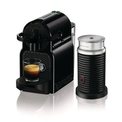 Nespresso Inissia Espresso Machine by De'Longhi with Aeroccino, Black