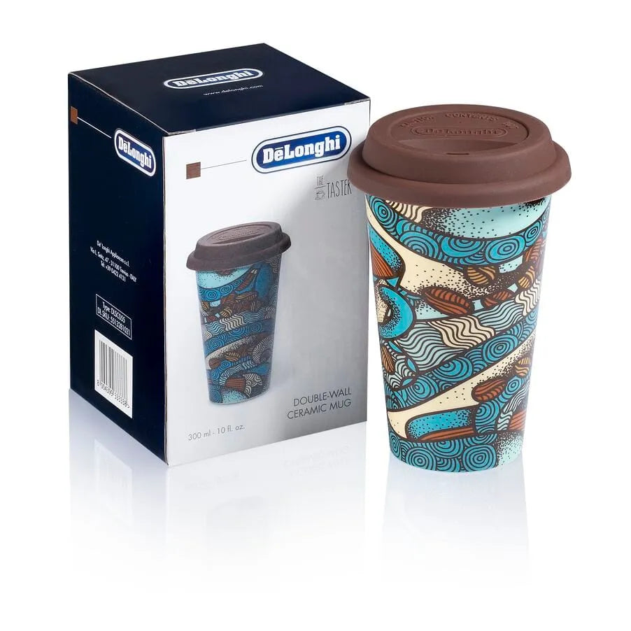 The Taster Double Wall Ceramic Mug, 10oz.