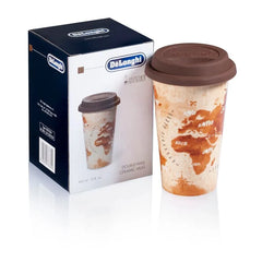The Adventurer Double Wall Ceramic Mug, 10oz.