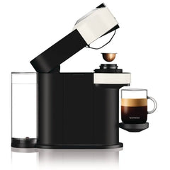 Nespresso Vertuo Next Coffee and Espresso Maker by DeLonghi, White with Aeroccino Milk Frother