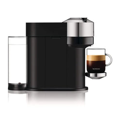 Nespresso Vertuo Next Deluxe Coffee and Espresso Maker by DeLonghi, Chrome with Aeroccino Milk Frother