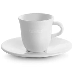 Tognana Italian Espresso Demitasse Cups & Saucers, Porcelain, Set of 2, 3 oz/90ml