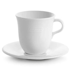 Tognana Italian Cappuccino Cups & Saucers, Porcelain, Set of 2, 9 oz