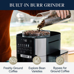 De'Longhi TrueBrew Automatic Coffee Machine - Stainless