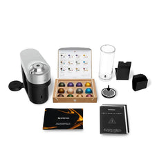 Nespresso Vertuo Pop+ Deluxe by De'Longhi with Aeroccino, Silver