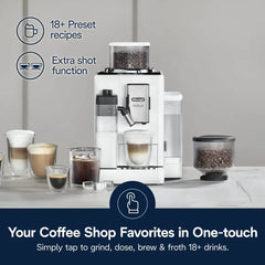 Rivelia Fully Automatic Espresso Machine, Arctic White