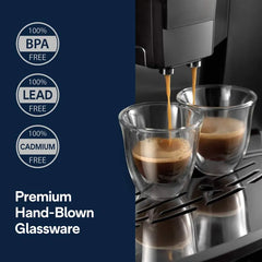 Espresso Collection, Set of 6, 3oz Double Wall Thermal Glasses
