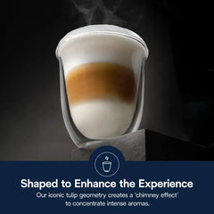 Cappuccino Collection, Set of 6, 9oz Double Wall Thermal Glasses